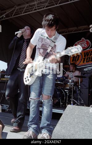 My Chemical Romance perform as part of the Warped Tour at Thunderbird