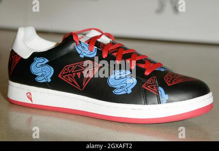 Pharrell Williams (right) and Nigo at the launch of an exclusive range of  Billionaire Boys Club clothing and Ice Cream footwear with RbK at the  Sanderson Hotel, London Stock Photo - Alamy