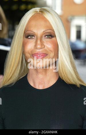 31 Donatella Versace At The Launch Of Her New Fragrance Crystal Noir Photos  & High Res Pictures - Getty Images