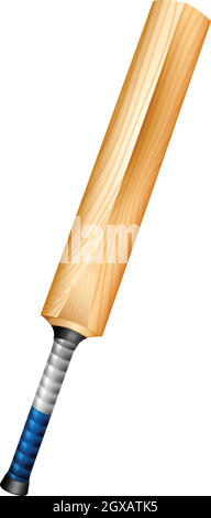 Cricket bat Stock Vector