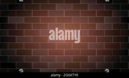 Brick Wall Background Cement Relief Texture Vector Stock Vector