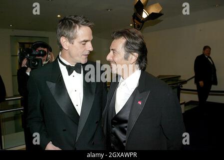 Al Pacino and Jeremy Irons attends the Royal European Charity Premiere of Shakespeare's The Merchant of Venice at the Odeon, Leicester Square, London. Prince Charles with director Michael Radford and Lynn Collins. Anwar Hussein/allactiondigital.com  Stock Photo