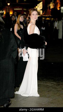 Lynn Collins at the London Royal Charity Gala performance of the movie The Merchant of Venice. The screening was staged at the Odeon Leicester Square. Stock Photo