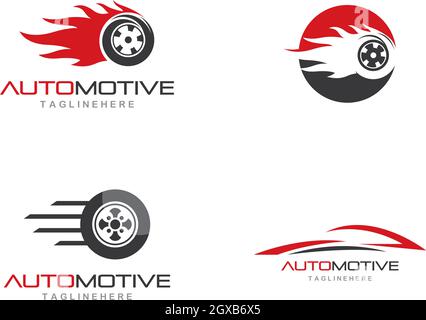 Auto car Logo Template vector icon Stock Vector