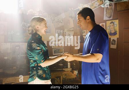 Drew Barrymoore and Adam Sandler in film still from 50 First Dates.  Stock Photo