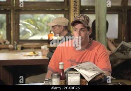 Drew Barrymoore and Adam Sandler in film still from 50 First Dates.  Stock Photo