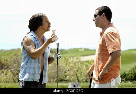 Drew Barrymoore and Adam Sandler in film still from 50 First Dates.  Stock Photo