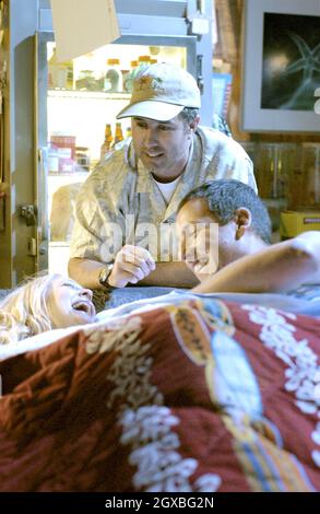 Drew Barrymoore and Adam Sandler in film still from 50 First Dates.  Stock Photo