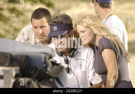 Drew Barrymoore and Adam Sandler in film still from 50 First Dates.  Stock Photo