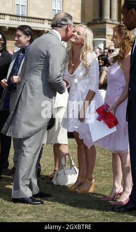 Prince Charles, Prince of Wales meets former Spice Girl Emma Bunton. Stock Photo