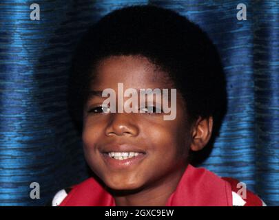 A young Michael Jackson, circa 1971 Stock Photo