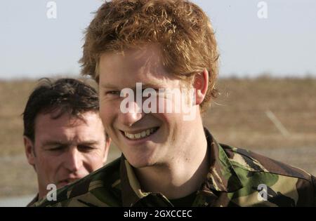 Prince Harry visits the Royal Navy's fleet diving squadron at Horsea Island in Portsmouth, where he carried out some underwater engineering on October 31, 2007. It was Harry's first official visit since becoming Commodore-in-Chief of small ships and diving. Stock Photo