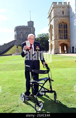 The 100-year-old man who raised £32 million for the NHS is