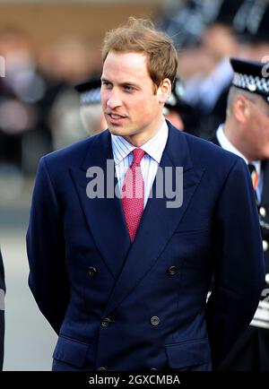 Prince William reviews new graduating officers at their passing out ...