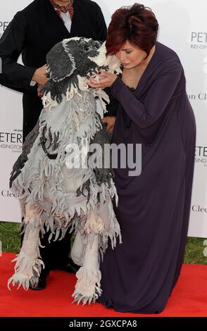 Sharon Osbourne arrives for a gala performance of Peter Pan in aid of The Prince's Trust Foundation for Children & The Arts at Kensington Gardens in London. Stock Photo