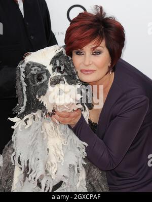 Sharon Osbourne arrives for a gala performance of Peter Pan in aid of The Prince's Trust Foundation for Children & The Arts at Kensington Gardens in London. Stock Photo