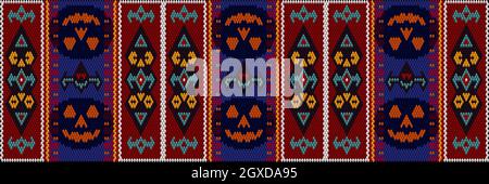 Ornament, mosaic, ethnic, folk pattern. It is made in bright, juicy, perfectly matching colors. Stock Vector