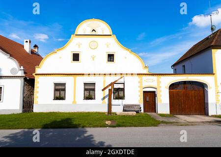 Holasovice a village in the Czech Republic is UNESCO enlisted Stock Photo