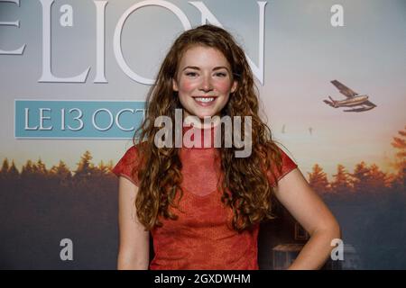 US actress, Molly Kunz attending the Le Loup Et Le Lion (The Wolf And The Lion) premiere at UGC Cine Cite Bercy on October 3, 2021 in Paris, France. Photo by David Boyer/ABACAPRESS.COM Stock Photo