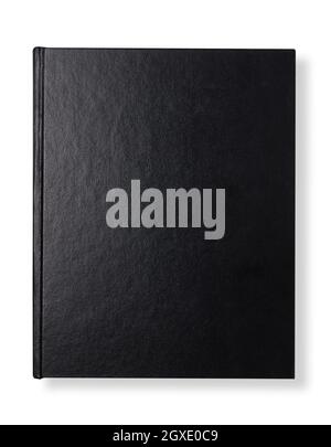 Blank book cover on white background Stock Photo