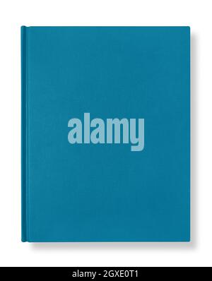Blank book cover on white background Stock Photo
