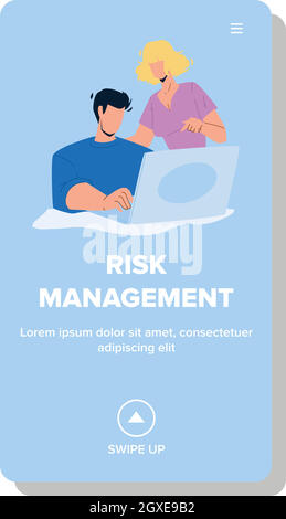 Risk Management Business Occupation Team Vector Stock Vector