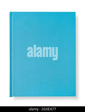 Blank book cover on white background Stock Photo