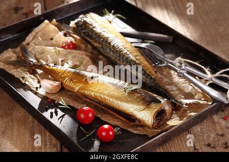 a naturally cooked fish recipes Stock Photo