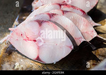 a naturally cooked fish recipes Stock Photo