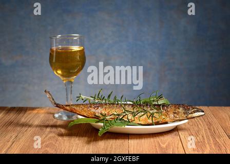 a naturally cooked fish recipes Stock Photo