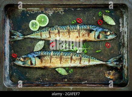 a naturally cooked fish recipes Stock Photo