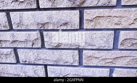 Wall and floor masonry. Various stone textures. Multicolored background. Selective focus. Stock Photo