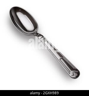 teaspoon on white background with clipping path Stock Photo