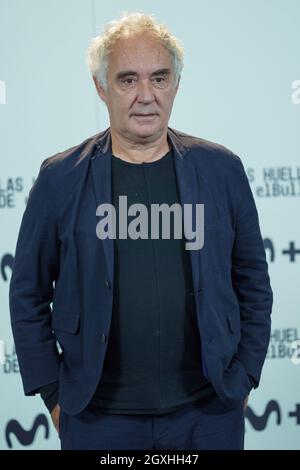 The chef Ferran Adria seen during the presentation of the documentary ...