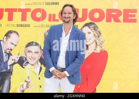 Rome, Italy. 05th Oct, 2021. Italian actor Antonio Guerriero attends photocall of the film 'Con tutto il Cuore' at Hotel Le Méridien Visconti in Rome (Photo by Matteo Nardone/Pacific Press) Credit: Pacific Press Media Production Corp./Alamy Live News Stock Photo