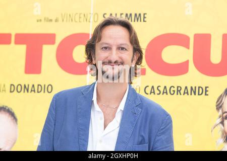 Rome, Italy. 05th Oct, 2021. Italian actor Antonio Guerriero attends photocall of the film 'Con tutto il Cuore' at Hotel Le Méridien Visconti in Rome (Photo by Matteo Nardone/Pacific Press) Credit: Pacific Press Media Production Corp./Alamy Live News Stock Photo