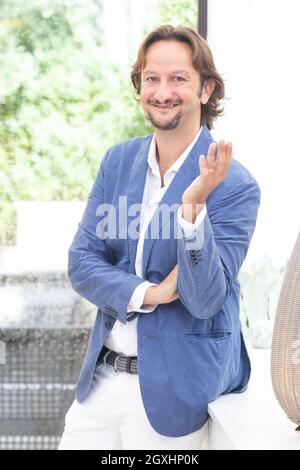 Rome, Italy. 05th Oct, 2021. Italian actor Antonio Guerriero attends photocall of the film 'Con tutto il Cuore' at Hotel Le Méridien Visconti in Rome (Photo by Matteo Nardone/Pacific Press) Credit: Pacific Press Media Production Corp./Alamy Live News Stock Photo