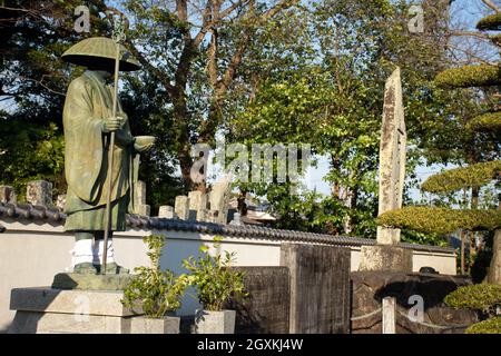 Kanjizai-ji Buddhist temple, Ainan, Ehime Prefecture, Japan Stock Photo