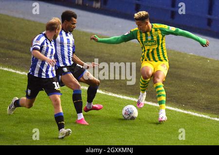 West Bromwich Albion's Callum Robinson in action Stock Photo