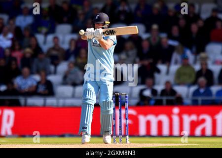 England’s Jos Buttler bats Stock Photo