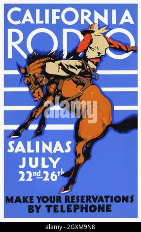 California Rodeo, Salinas, July 22-26 Stock Photo