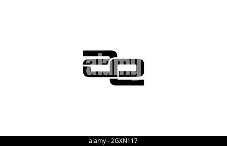 AE or EA logo design in minimal line art style Stock Vector
