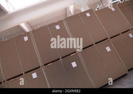 samples in Manufacture of wooden furniture Stock Photo