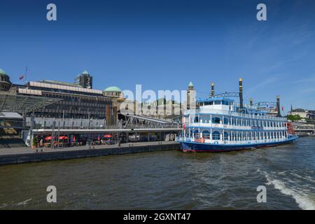 Louisiana Star, Landungsbruecken, St. Pauli, Hamburg, Germany Stock Photo