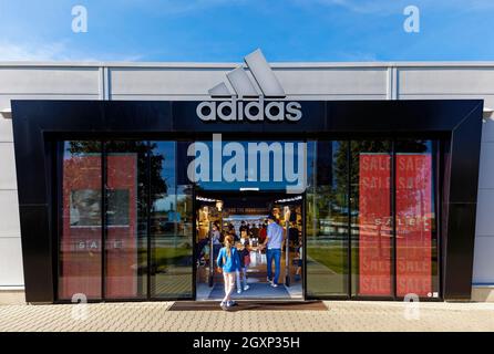 Adidas factory outlet hi res stock photography and images Alamy