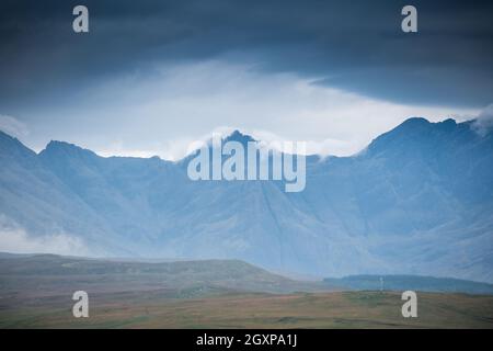 Stunning landscapes and seascapes of the Inner Hebridean Island of Skye Stock Photo