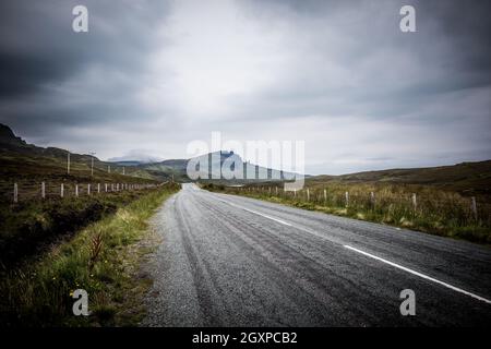 Stunning landscapes and seascapes of the Inner Hebridean Island of Skye Stock Photo