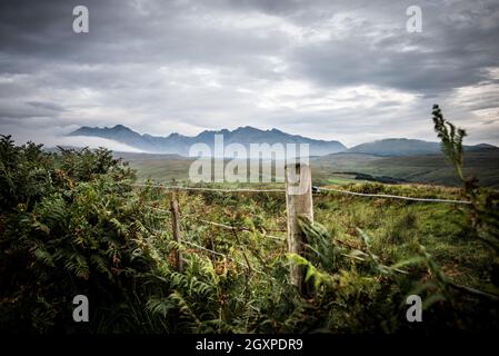 Stunning landscapes and seascapes of the Inner Hebridean Island of Skye Stock Photo