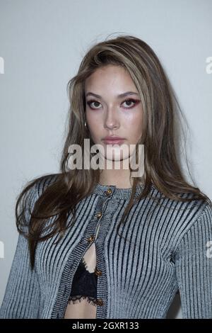 Paris, France. 06th Mar, 2023. Eileen Gu attending the Louis Vuitton  Womenswear Fall Winter 2023-2024 show as part of Paris Fashion Week in  Paris, France on March 06, 2023. Photo by Aurore