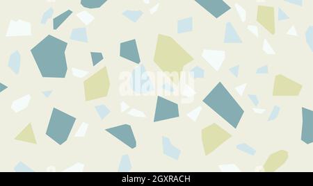 COLD PASTEL COLORS WALL TERRAZZO TO DECORATE Stock Vector